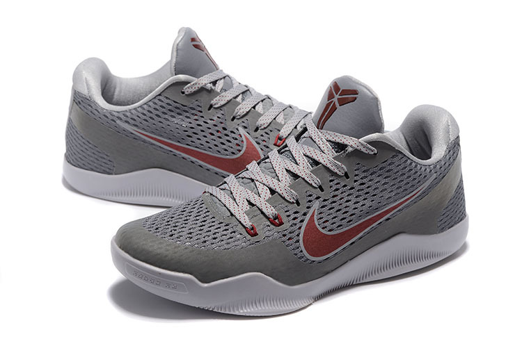 Nike Kobe 11 Cool Grey Red Basketabll Shoes